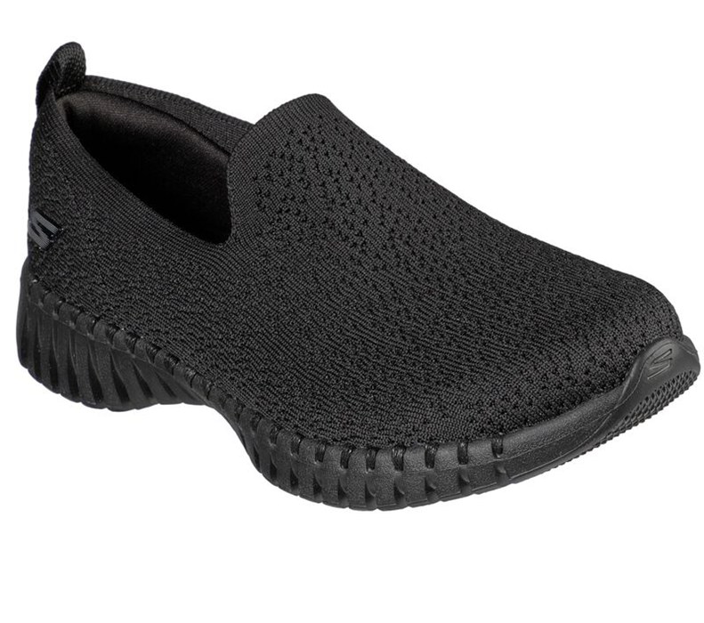 Skechers Gowalk Smart - Glory - Womens Slip On Shoes Black [AU-YI3464]